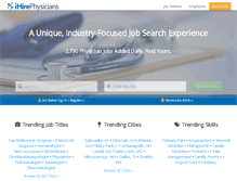 Tablet Screenshot of ihirephysicians.com